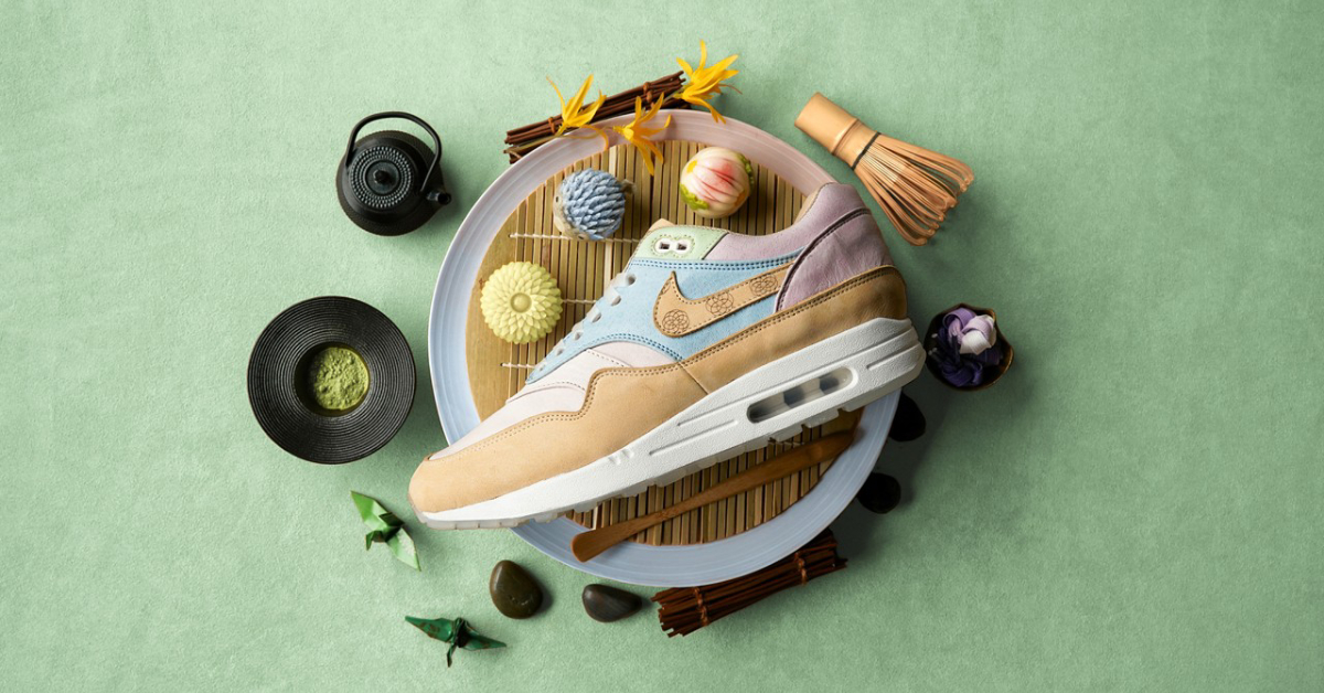 ซึมซับขนบธรรมเนียมดั้งเดิมของญี่ปุ่นผ่านสนีกเกอร์รุ่นใหม่ Nike Wagashi Air Max 1s