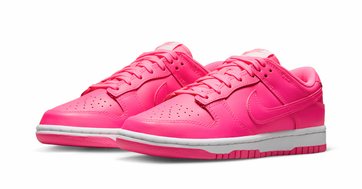สนีกเกอร์เฮดสายจัดจ้านเตรียมตัว! Nike เตรียมปล่อย Dunk Low สี Hot Pink เร็ว ๆ นี้