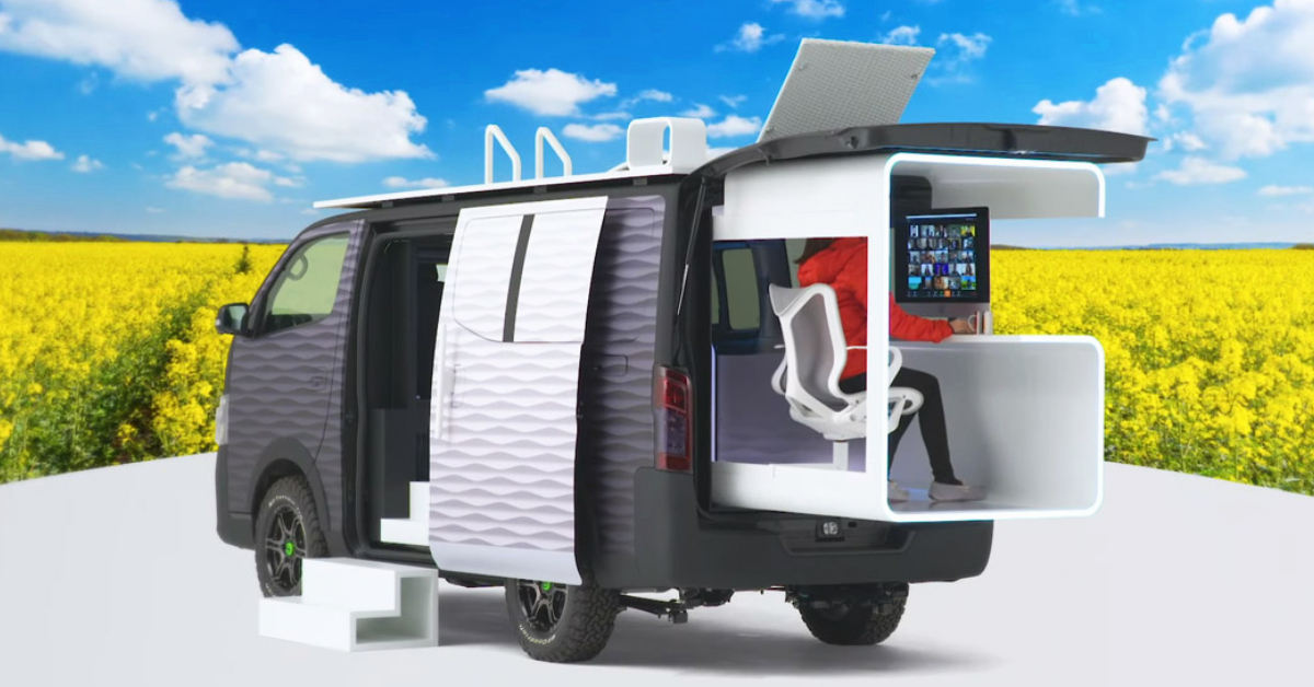 เพราะทุกที่คือที่ทำงาน: Nissan เผยโฉม NV350 Caravan รุ่น Office Pod