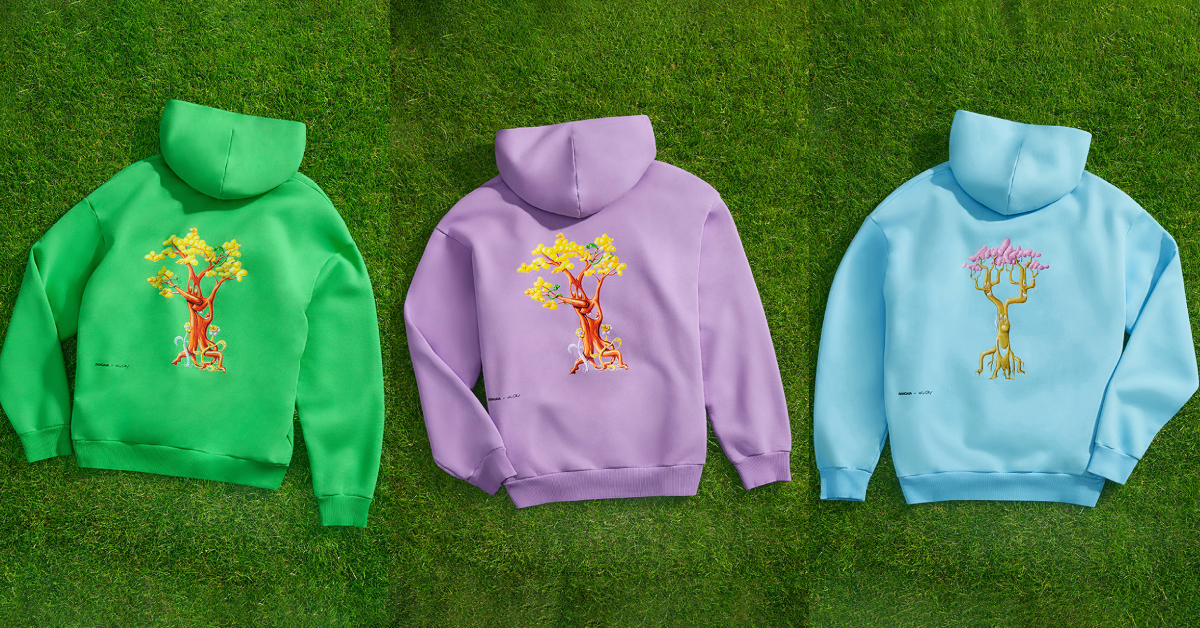 PANGAIA x Kenny Scharf เปิดตัวแคปซูลคอลเลกชันร่วมกัน หยิบต้นไม้มาเป็นสัญลักษณ์รณรงค์ให้คนนึกถึงธรรมชาติ