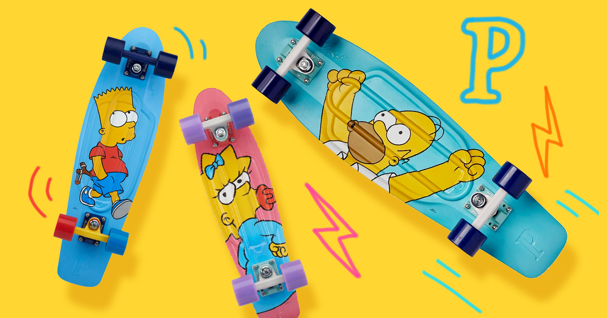 สเก็ตบอร์ดจิ๋วแต่แจ๋ว Penny ปล่อยคอลเลกชันใหม่กับชาวตัวเหลือง The Simpsons