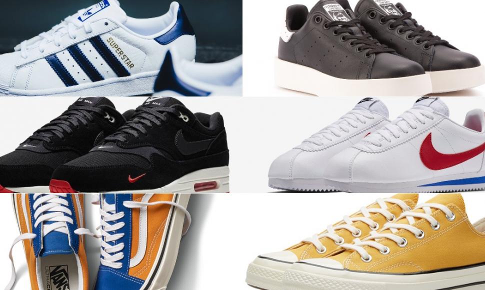 6 สนีกเกอร์คลาสสิกรุ่นนิยมในร่างใหม่ที่มีเก็บไว้ไม่เสียหลาย