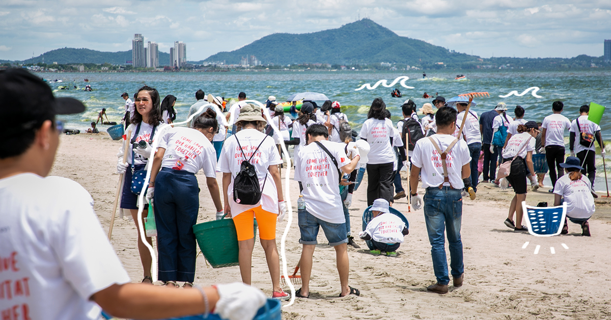 เซ็นทรัลเอ็มบาสซีชวนไปคัดแยกขยะกันที่บางแสน กับส่วนหนึ่งจากนิทรรศการ ANIMA MUNDI: Soul of the World