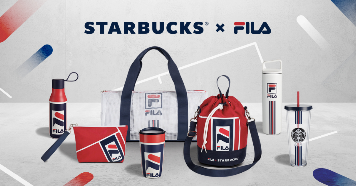Starbucks x FILA ปล่อยคอลเลกชันดริงก์แวร์และแอกเซสเซอรีเอาใจสายสปอร์ต
