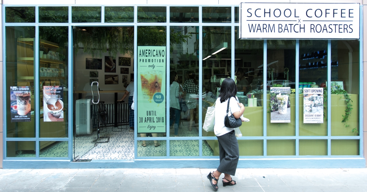 School Coffee x Warm Batch Roasters การผนึกกำลังของเซียนกาแฟ อีกทางเลือกเพื่อคนออฟฟิศย่านช่องนนทรี