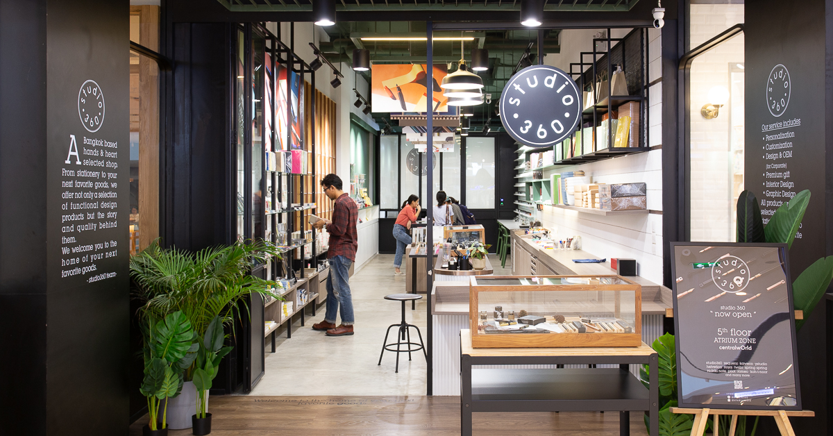 Studio 360 ร้านเครื่องเขียนระดับอิมพอร์ต สวรรค์ไซซ์มินิของนักออกแบบในเซ็นทรัลเวิลด์