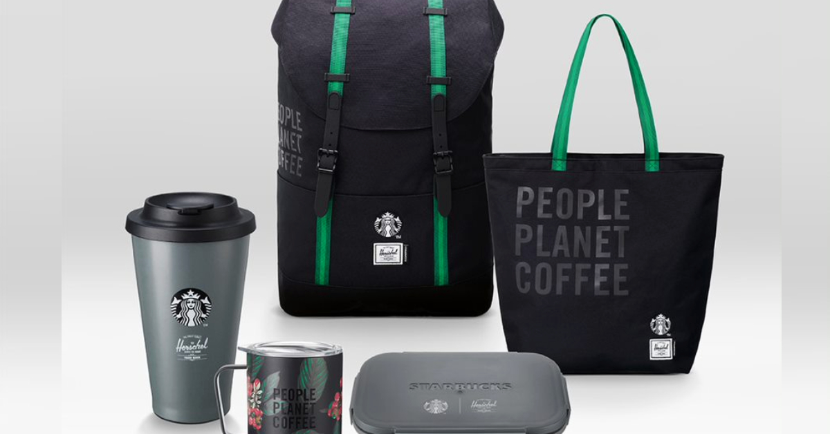 Starbucks x Herschel Supply แท็กทีมฉลอง Earth Day ด้วยคอลเลกชันจากวัสดุรีไซเคิล