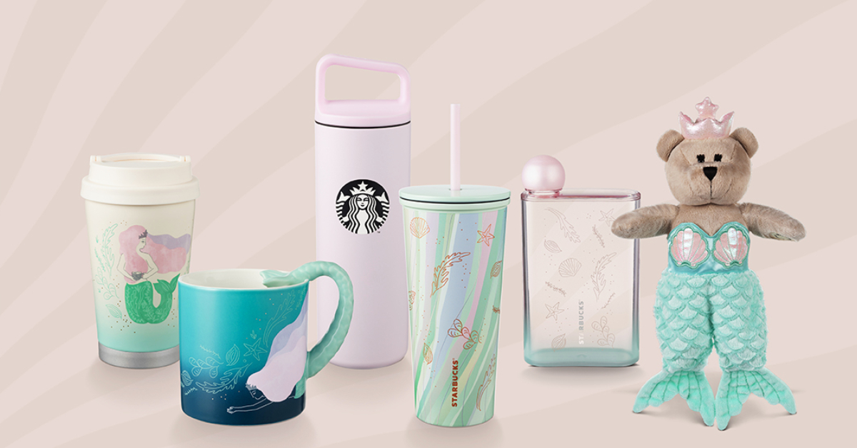 Starbucks Thailand ปล่อยดริงก์แวร์คอนเซปต์น้องเงือกสีพาสเทลสุดน่ารัก A Siren Tale