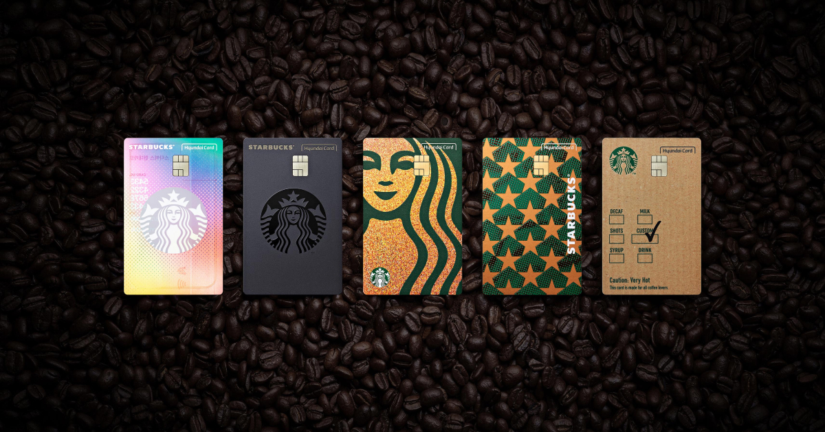 Starbucks Korea x Hyundai Card ออกบัตรเครดิต Private Label ร่วมกันครั้งแรก แถมดีไซน์ยังน่าใช้สุด ๆ
