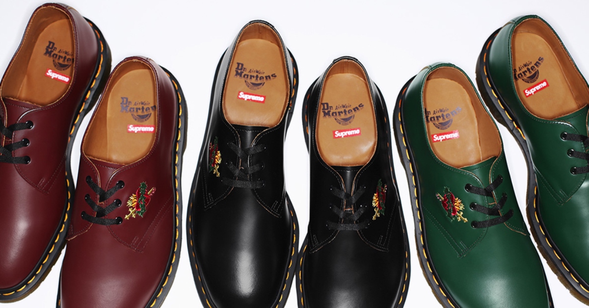 Dr.Martens x Supreme งาน Collab แห่งซีซั่น Fall/Winter 2017