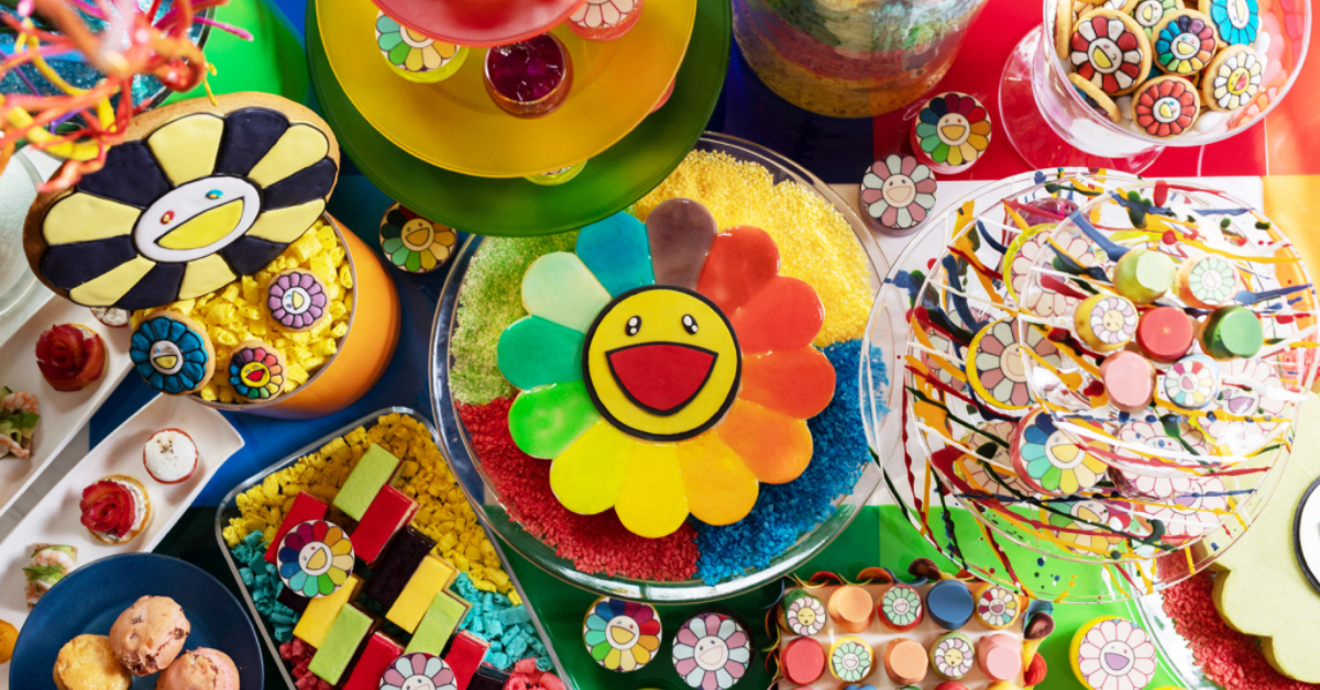 จิบน้ำชาแบบคิวต์ ๆ กับเซตน้ำชายามบ่ายของ Grand Hyatt Tokyo x Takashi Murakami ที่แค่เห็นก็เบิกบานแล้ว