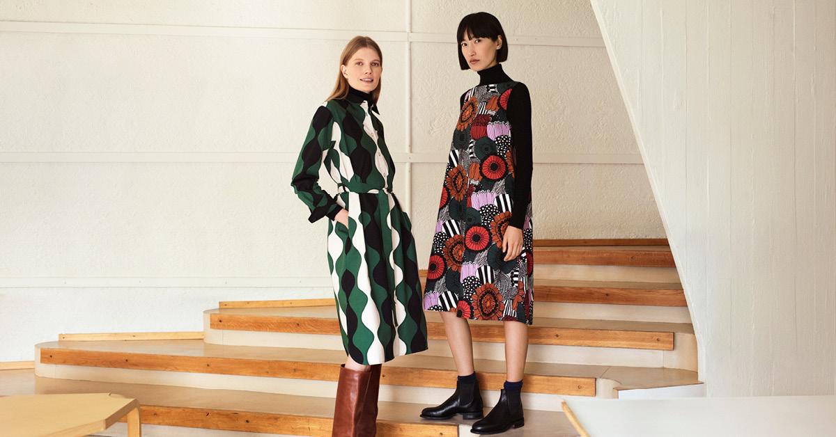 Uniqlo x Marimekko 2019 คอลเลกชันเสื้อผ้าหน้าหนาวเทคโนโลยีล้ำ ๆ บนลายกราฟิกปีลึกของ Marimekko