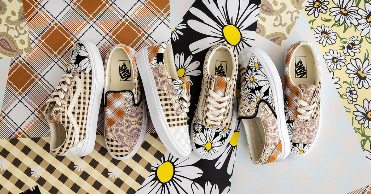 ท้าทายทุกความ(ไม่)น่าจะเป็น กับ Vans Meadow Patchwork ที่จับดอกไม้ ลายตาราง และลายเพสลีย์มาไว้ด้วยกัน